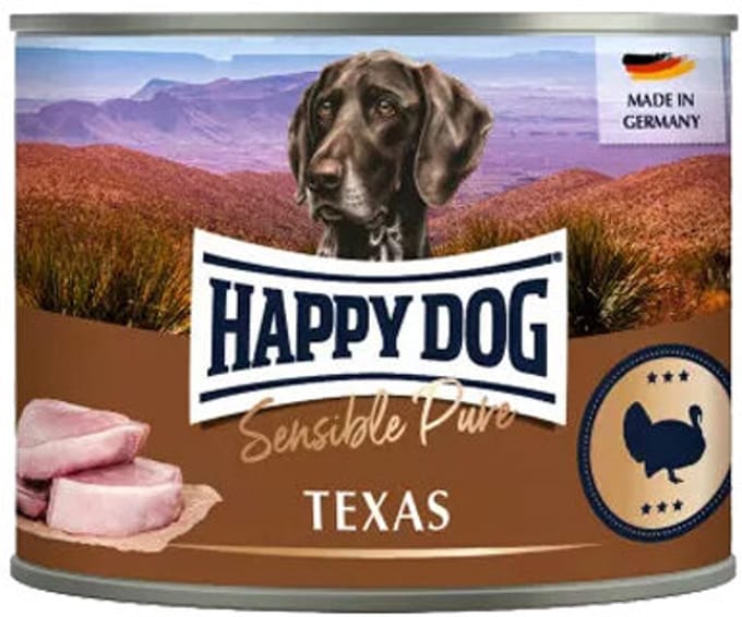 Happy Dog Sensible Pure Texas - Kalkoen - 12 x 400 g