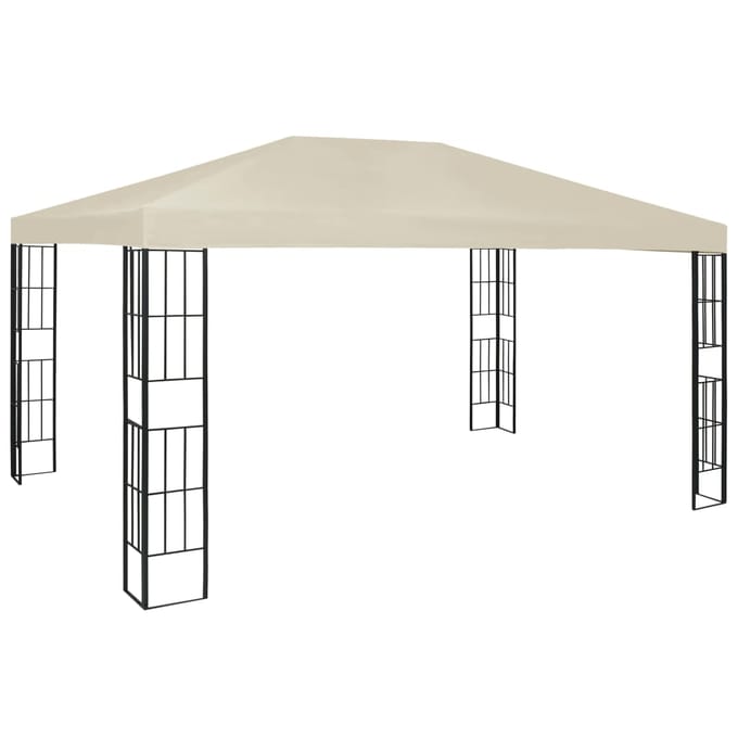 vidaXL - Prieel - 3x4 - m - crème