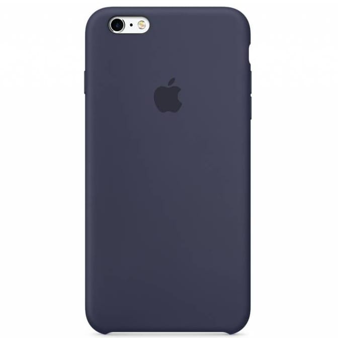 Silicone Backcover voor de Apple iPhone 6(s) Plus - Midnight Blue