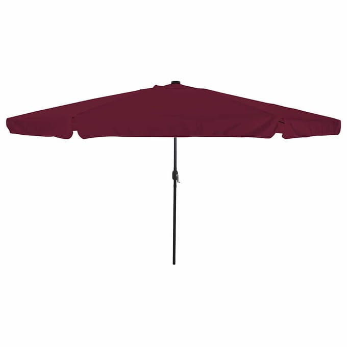 vidaXL Tuinparasol 395 x 395 x 245 cm Polyester Rond Bordeaux Rood