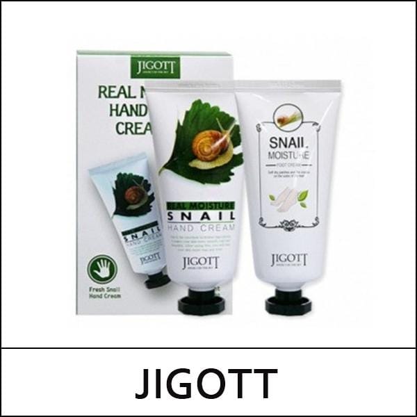 [JIGOTT] (a) Real Moisture Hand & Foot Cream Set (100ml+100ml) 1 Pack white