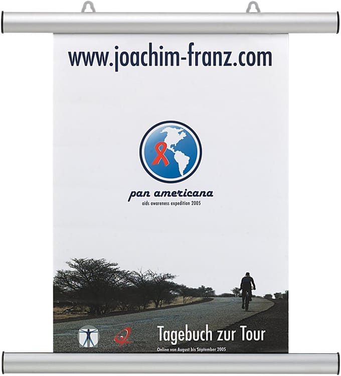 FRANKEN posterlijst, aluminium, zilver, lengte: 425 mm