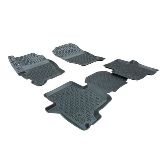 SCOUTT | 3D Premium Rubberen Vloermatten Voor Land Rover Discovery 4 2009-2017 zwart