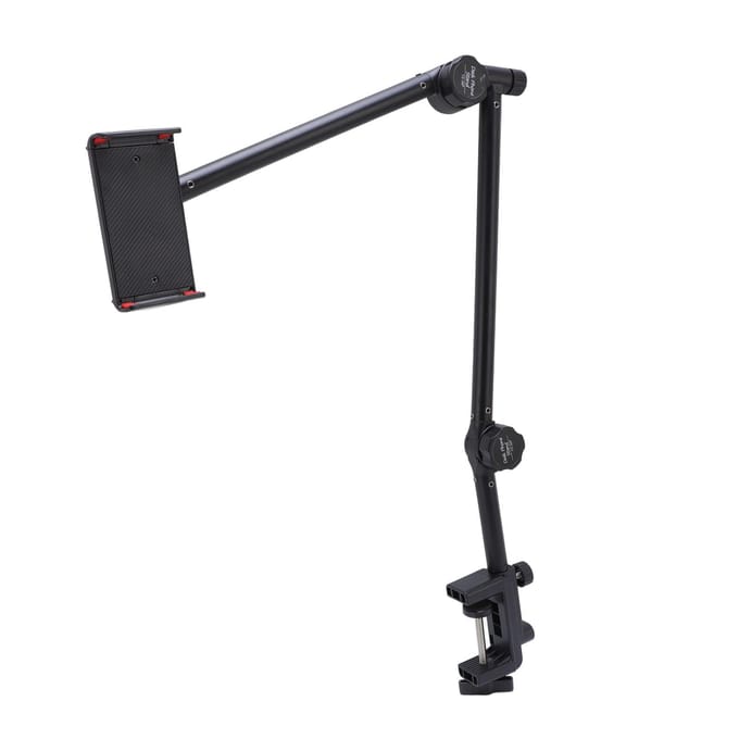 Microfoonophanging 360 Graden Antislip 1,5 kg Draagvermogen Metalen Microfoonarm Bureau met Telefoon black