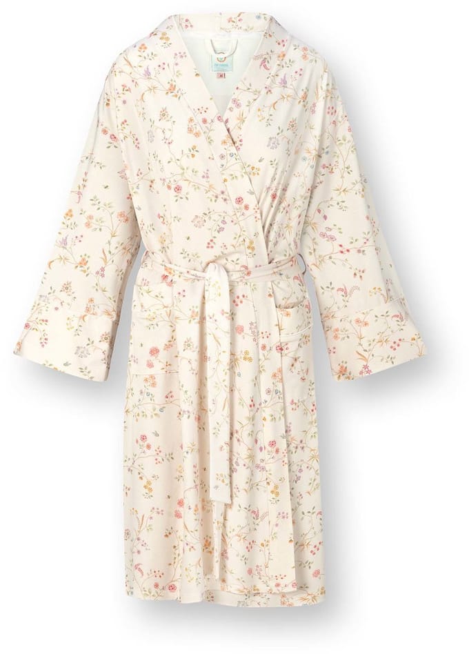 Pip Studio - Naomi Kimono Dames - Loungewear - Little Delhi - Gebroken wit - S