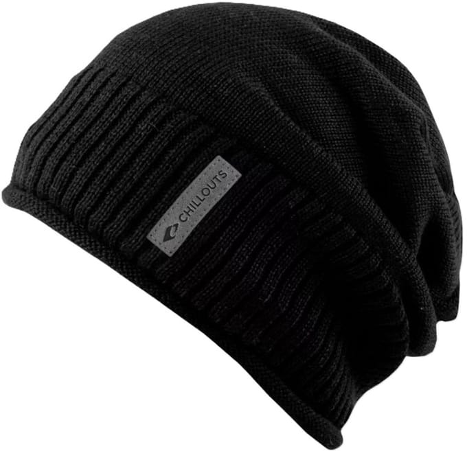 Chillouts beanie muts Etienne black