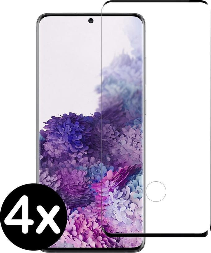 Screenprotector - Geschikt voor Samsung Galaxy S20 Plus - Extra Sterk - Beschermglas - Gehard Glas - Tempered Glass - Screen Protector