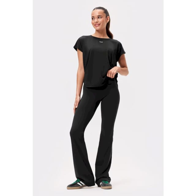 STRONGER - drop t-shirt - Training t-shirt korte mouw dames - Zwart