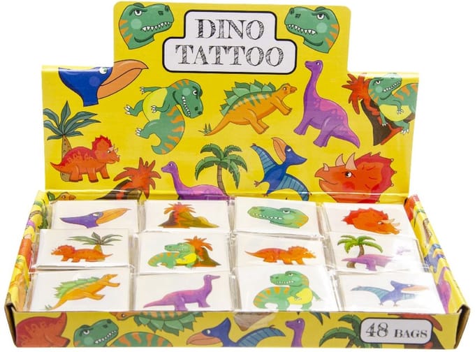 Duckiez Tattoos Dinosaurus 12st.