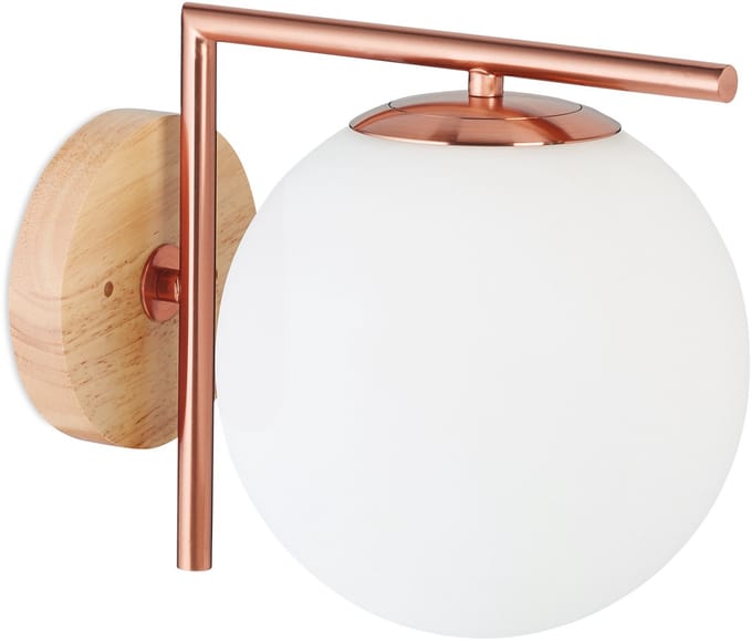 wandlamp binnen - e27 - diffuus licht - woonkamer - slaapkamer