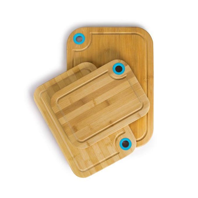 Planche à Découper - Ibili - 743028 - Bambou - 28 x 20 cm - Réversible marron