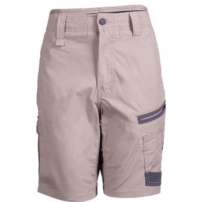 Hard Yakka Raptor Actieve Katoenen Dames Tan Knie-Lange Shorts