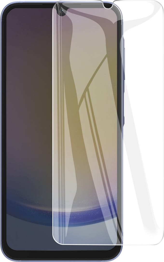 Muvit, Screenprotector geschikt voor Samsung Galaxy A25 5G - Anti-Scratch (incl. Applicator), Transparant