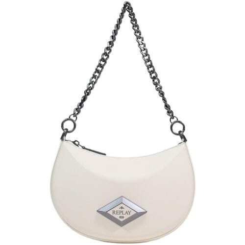 REPLAY schoudertas Crossbody Bag White Smoke crème