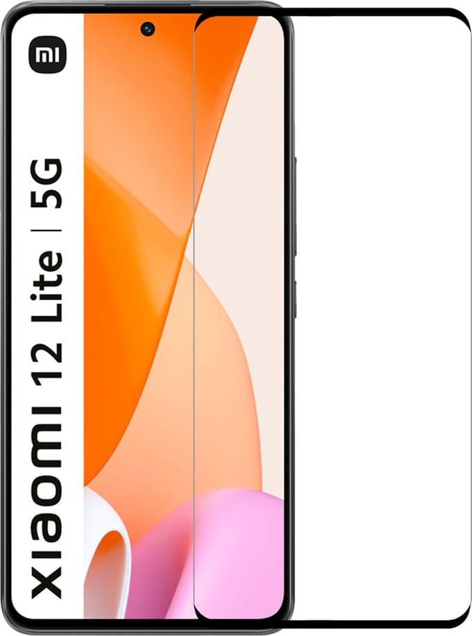 Screenprotector Geschikt voor Xiaomi 12 Lite - Full Cover - Beschermglas - Gehard Glas - Tempered Glass - Screen Protector