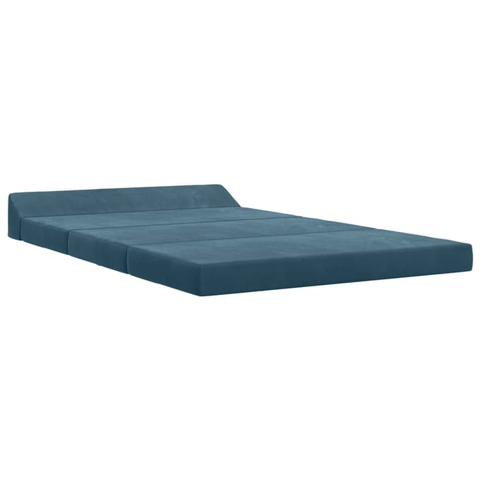 vidaXL - Vouwbare - Sofa - Bed - Blauw - 120 - x - 60 - x - 49 - cm - Stof