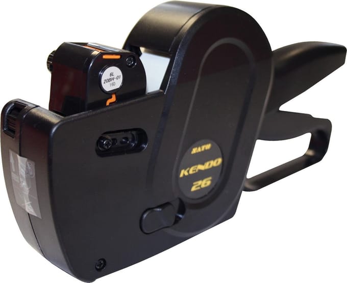 Prijstang Kendo 26 (6 posities) zwart