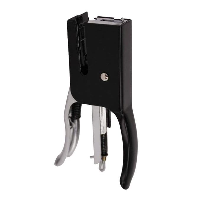 Nietmachine Grote Capaciteit Metaal Desktop Handheld Papiernietmachine Gereedschap voor Kantoor School black