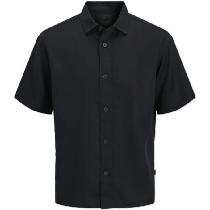 JACK&JONES - JPRBLASKYE TENCEL S/S SHIRT - Heren - Overhemden