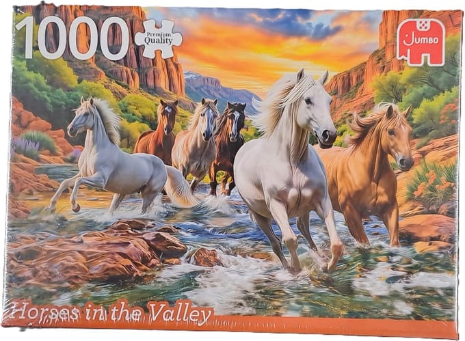 Jumbo Puzzel Horses in the Valley 1000 stukjes