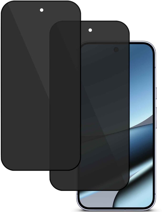 2x TechNow Privé Screenprotector geschikt voor Google Pixel 10 Pro XL Screenprotector - Privacy Beschermglas - Rounded - Privacy Proteqt+