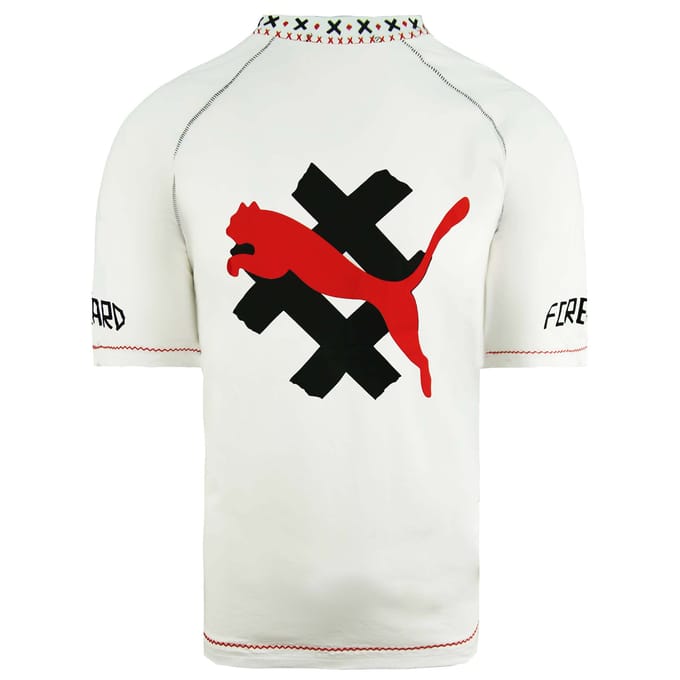 Puma x Jahnkoy Korte Mouw Crew Neck Wit Heren T-shirt 596682 02