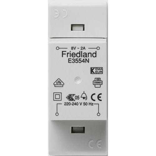 Honeywell Home E3554N Beltransformator 8 V/AC 2 A