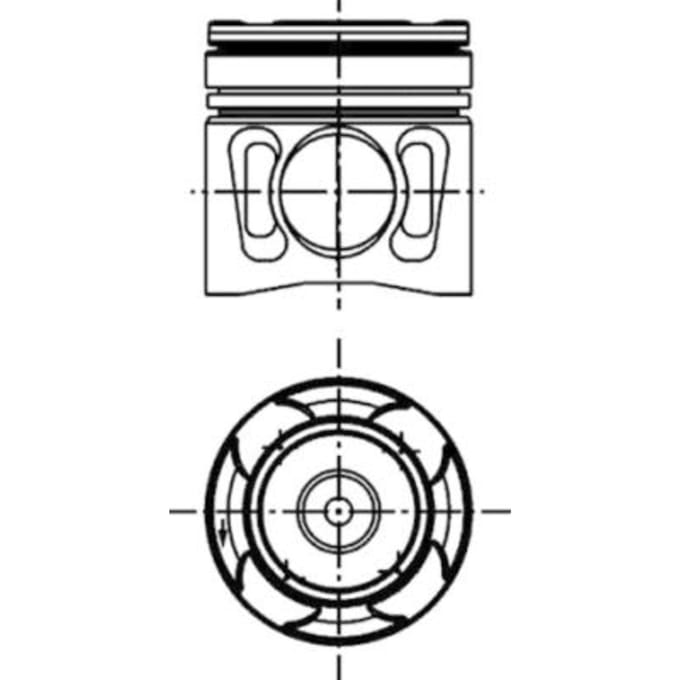 Reparatieset, zuiger/cilinder voering KOLBENSCHMIDT 40836960