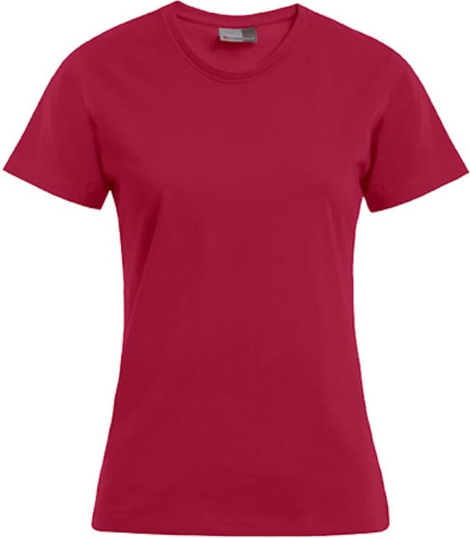 Promodoro Women´s Premium-T E3005 - Cherry Berry - S