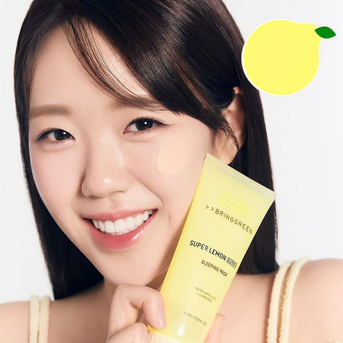 [BRENG GROEN] Super Lemon Glutathione Slaapmasker 100ml beige