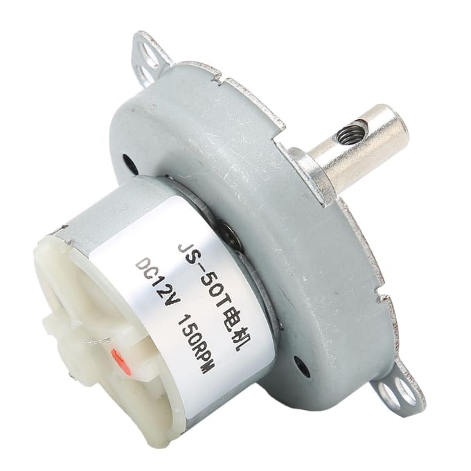DC12V tandwielmotor met zelfblokkerende micro-snelheidsreductie, transmissieonderdelen met M4-gat, 150 tpm