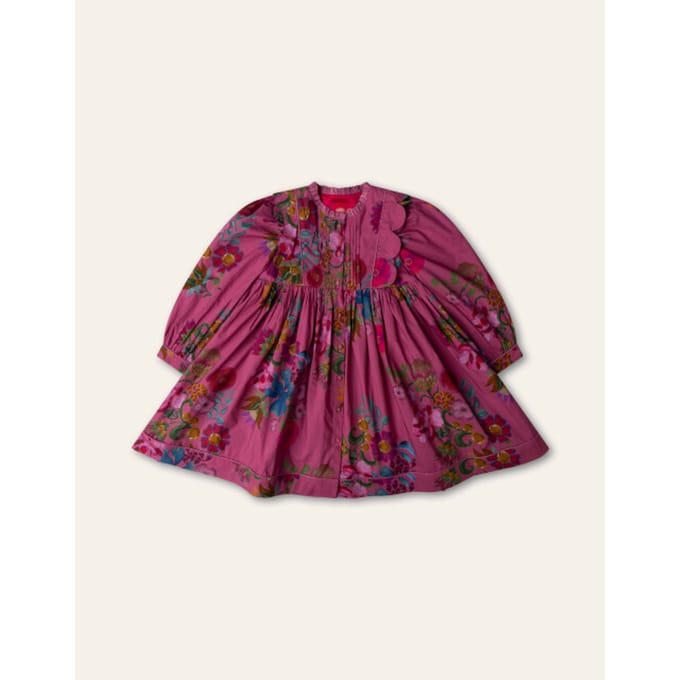 Oilily Douce Jurk- maat98/3T Rood Violet