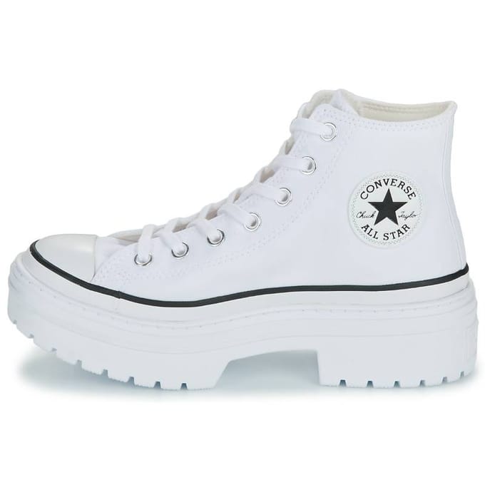 Converse Dames Chuck Taylor All Star Platform Hoge Schoen met Ruw Profiel 'White B 35 white