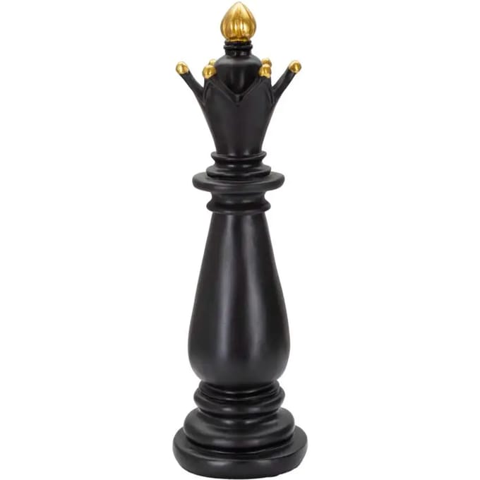 Decoratie Black & Gold Bishop Ø 12,5×38,5 cm