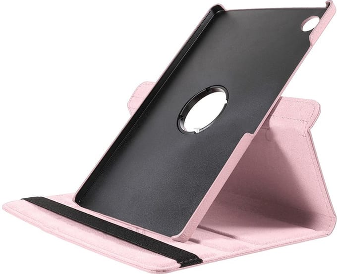 Hoes geschikt voor Samsung Galaxy Tab A9 Plus – Arara draaibaar tablethoes – Lichtroze