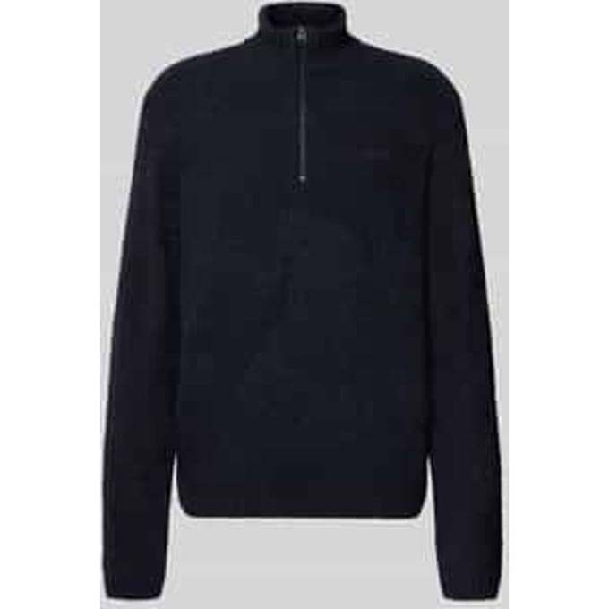Gebreide pullover met labeldetail