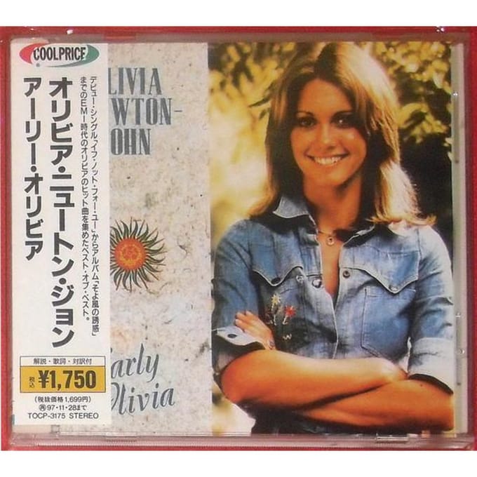 CD OLIVIA NEWTONJOHN Early Olivia TOCP3175 EMI 1995 Japan CountryFolk Gebruikt brown