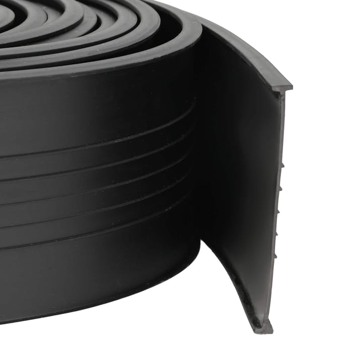 vidaXL - Garage - Deurseal - Zwart - 70 - x - 6 - mm - 3 - m - PVC