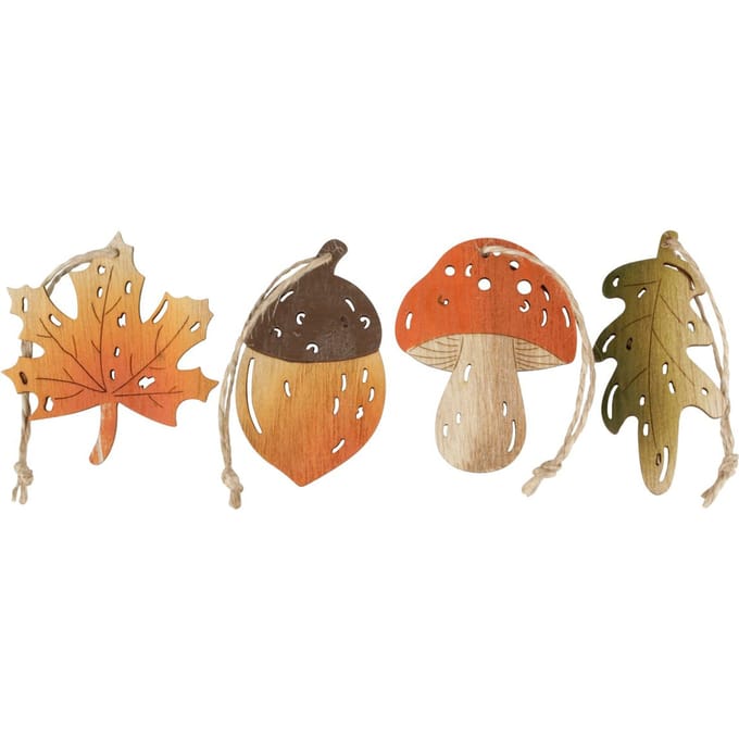 Houten decoratieve hanger "Herfstliefde"
