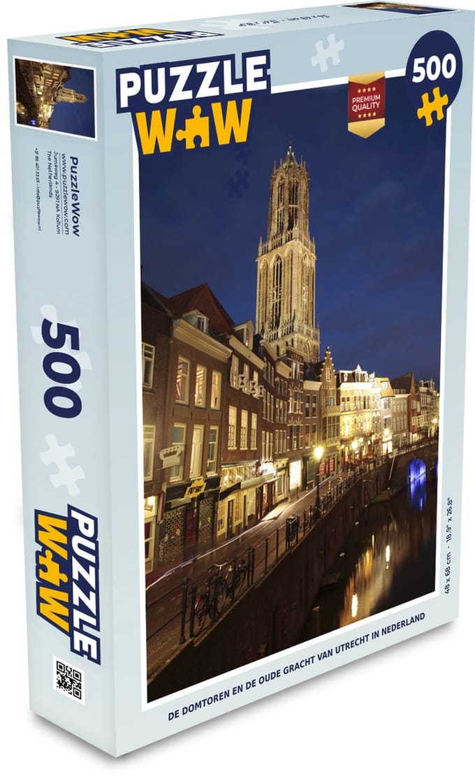 Puzzel Domtoren - Water - Licht - Legpuzzel - Puzzel 500 stukjes