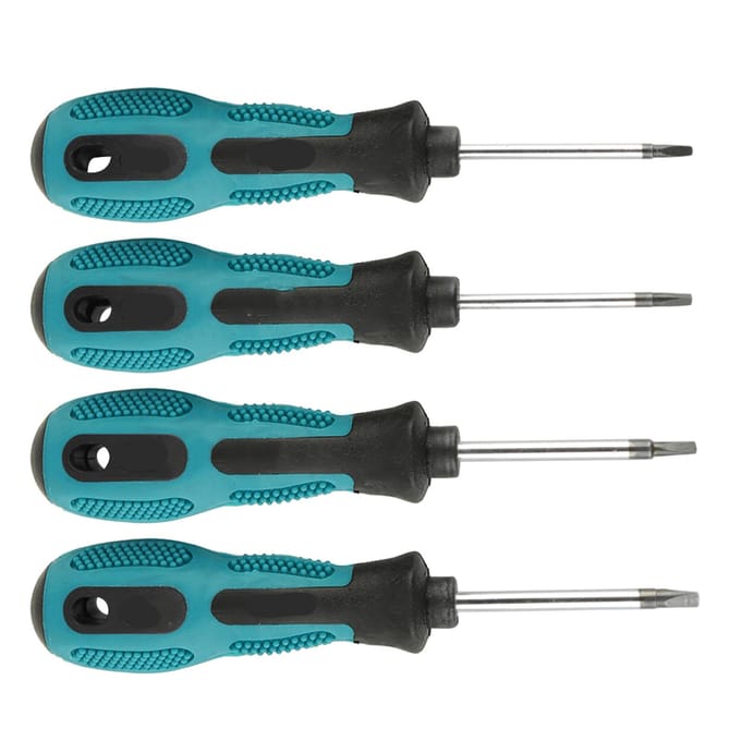 4-delige Driehoek Schroevendraaier Set Precisie met Magnetisch Multifunctioneel Handgereedschap black