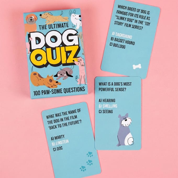 Gift Republic Dog Quiz kaarten