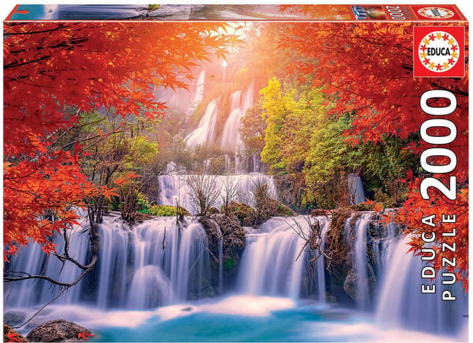 Educa puzzel Waterval in Thailand 2000 stukjes - legpuzzel.