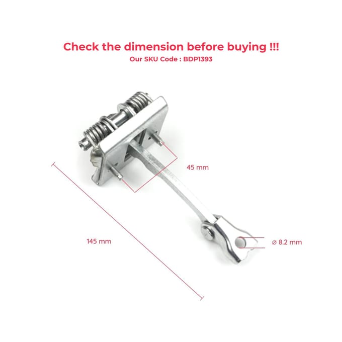 BDP1393 Butée de Porte Avant Vérin Limiteur Sangle pour Peugeot 607 9D 9U 1999-2010 9181F4