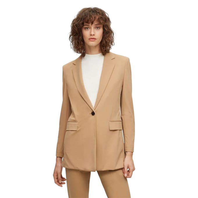 Boss Dames/Dames Jernara1 Blazer (Medium Beige)