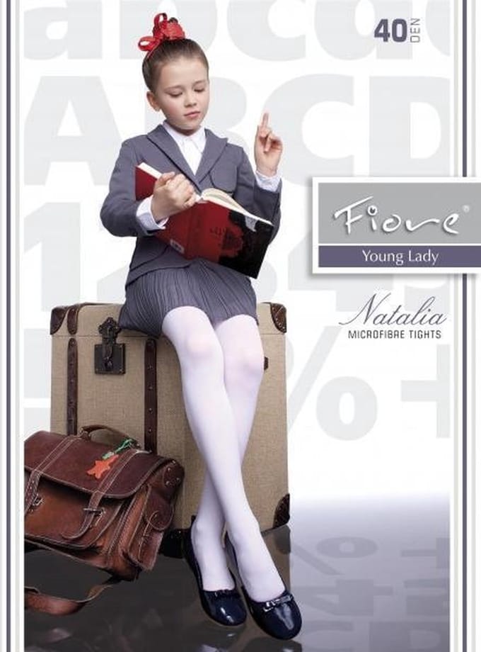 kinder panty Natalia 140/146 raspberry