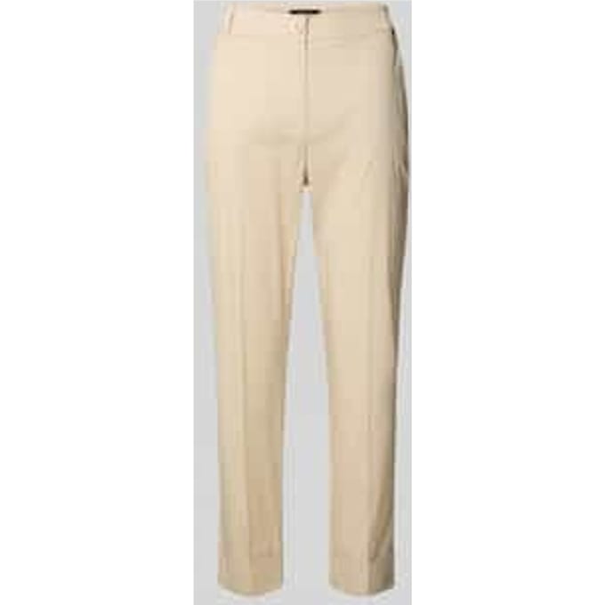 Regular fit broek met verkorte pasvorm en steekzakken