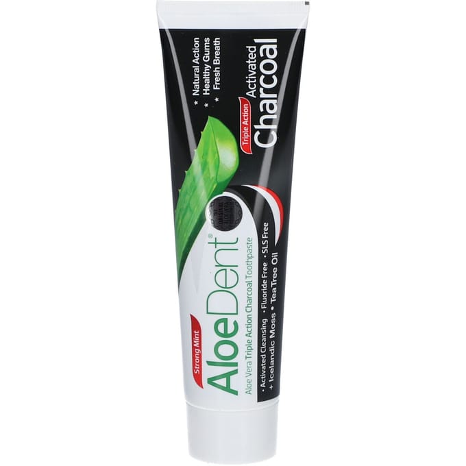 Aloe Dent Houtskooltandpasta (100 ml)