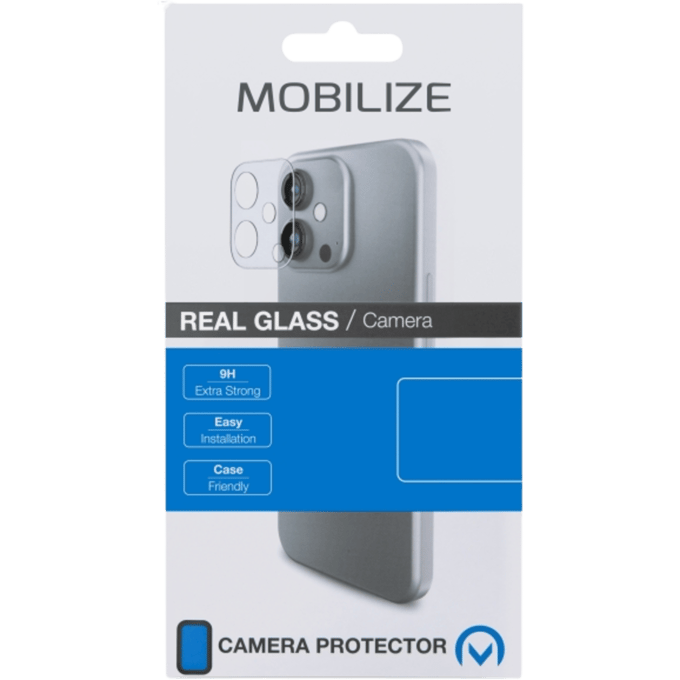 Mobilize Screenprotector geschikt voor Samsung Galaxy S23 Ultra Glazen | Mobilize Camera Protector - Case Friendly