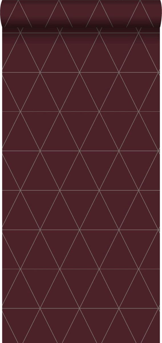 Origin Wallcoverings behang grafische driehoeken rood - 347718 - 0,53 x 10,05 m